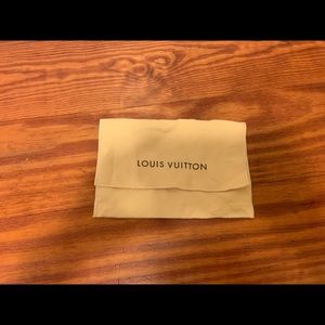 LOUIS VUITTON Wallet Size Dust Bag